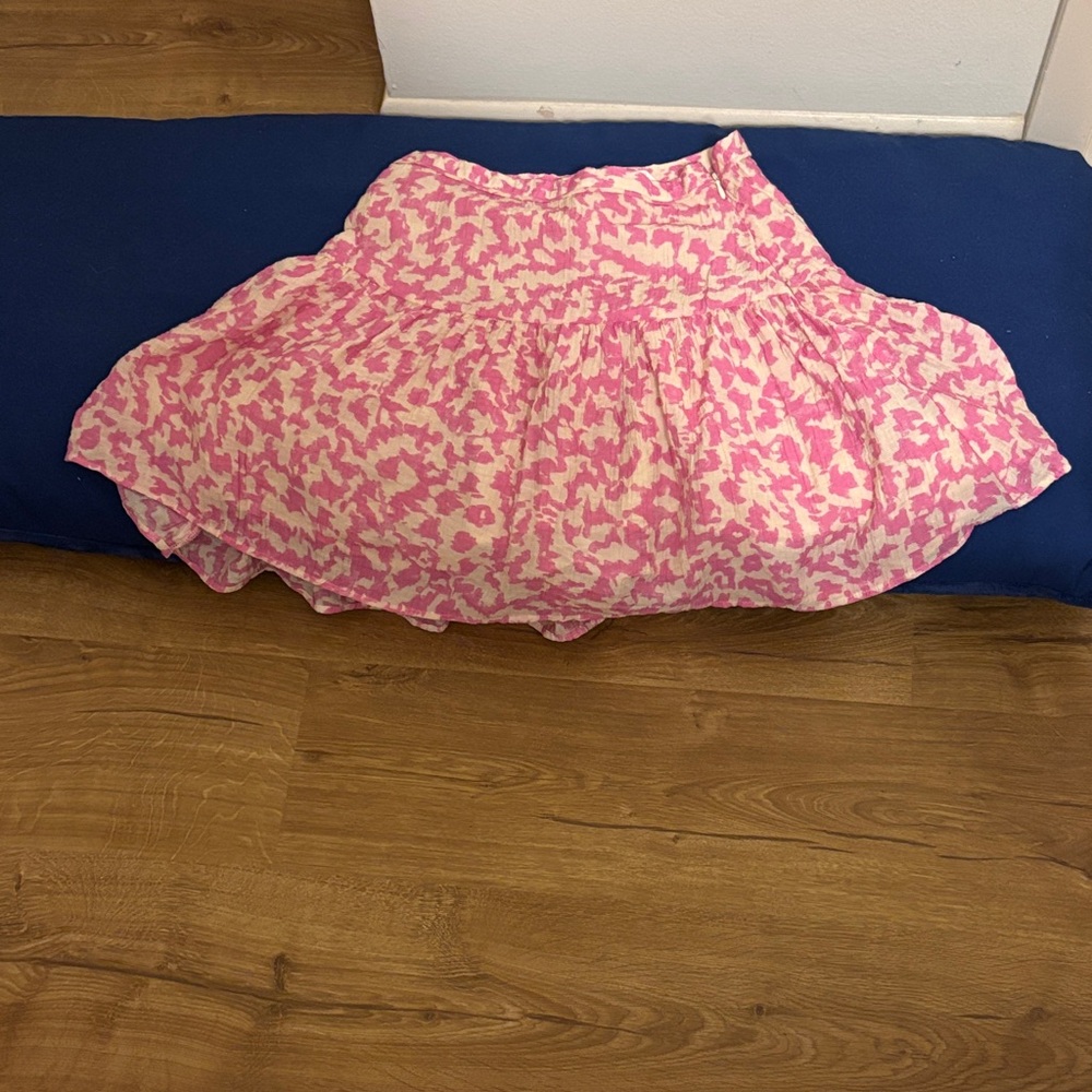 Girls cow print skirt